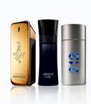 Set of 3 - 212 Men NYC, Paco Rabanne One Million and Armani Code Homme