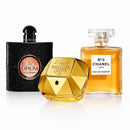 Set of 3 - YSL Black Opium, Rabanne Lady Million &amp; Chanel Nº5