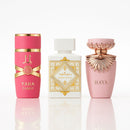 3 PERFUMES - YARA CANDY, LATTAFA HONOR Y GLORY, HAYA 