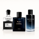 Set of 3 - Creed AVENTUS, BLEU DE CHANEL and Dior SAUVAGE